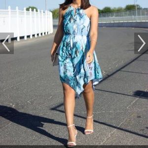 Mossimo halter watercolor dress